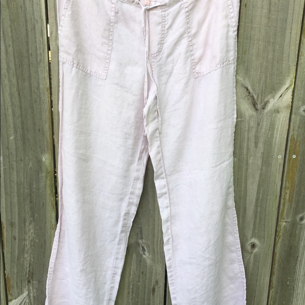 Victoria’s Secret linen drawstring lounge pants  s